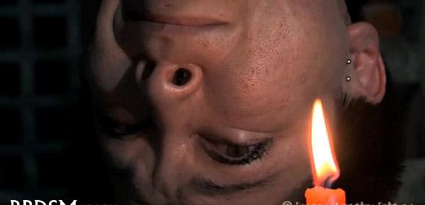 Tortured in upside down position